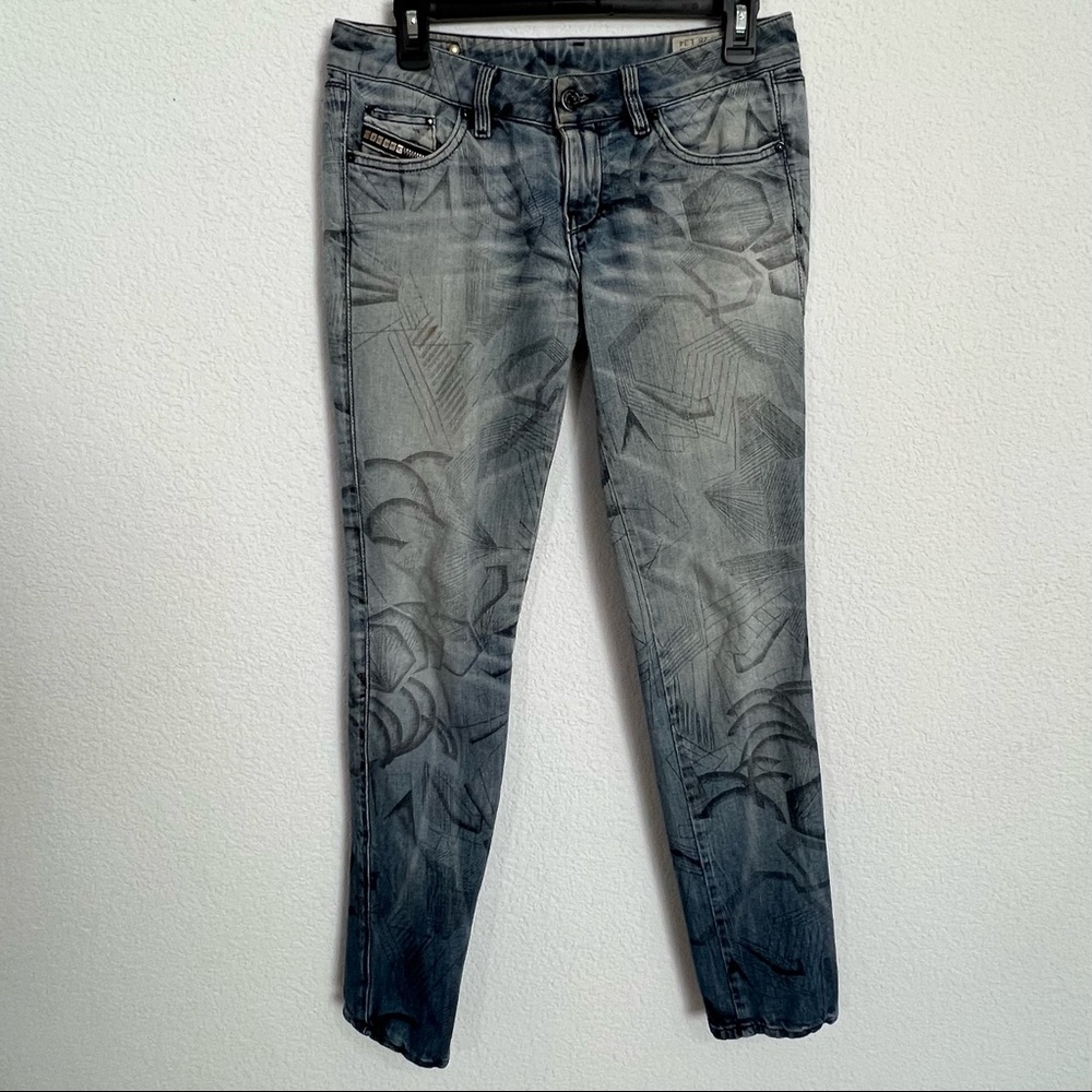 Diesel Cuddy 008LU Skinny Jeans Vintage W28 L 34 Wicked  Like New